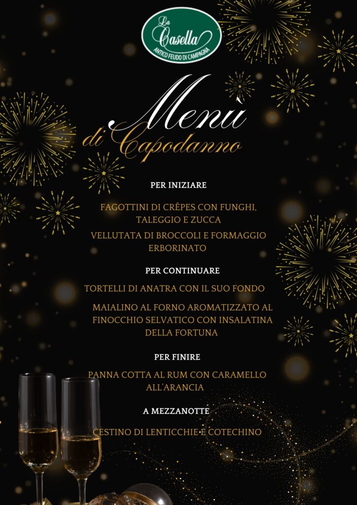 Capodanno 2025 - Menu Capodanno 2025